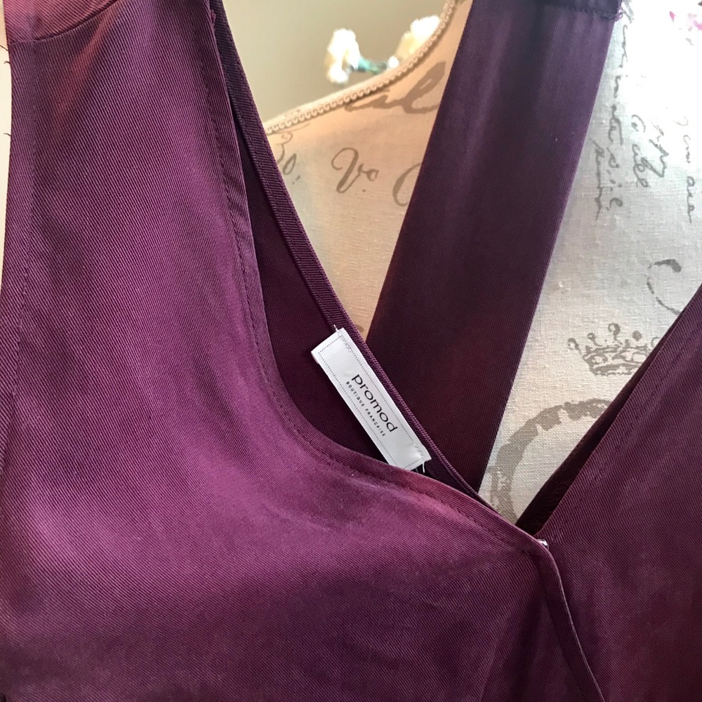 French fashion BNWT Promod tie ring jumpsuit - Picture 5 of 8